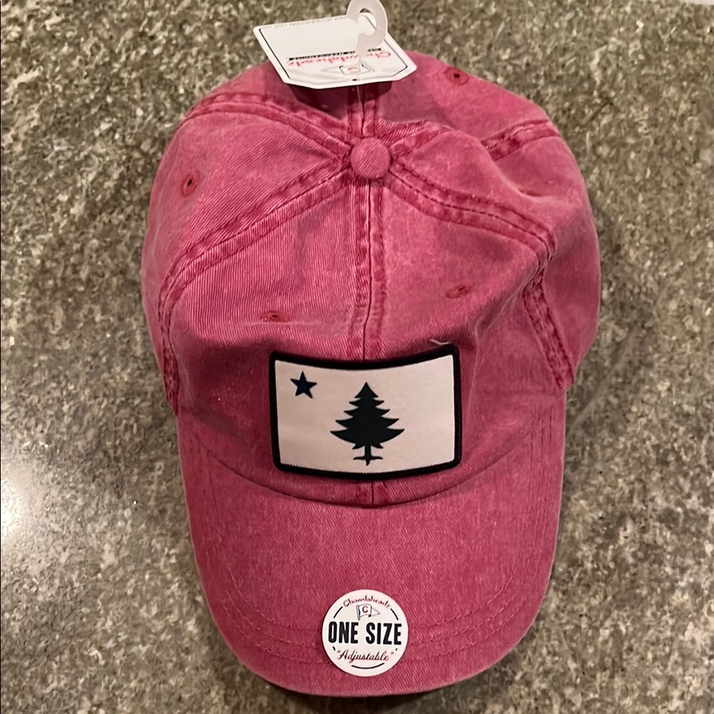 Red Cap with Maine State Tree Patch